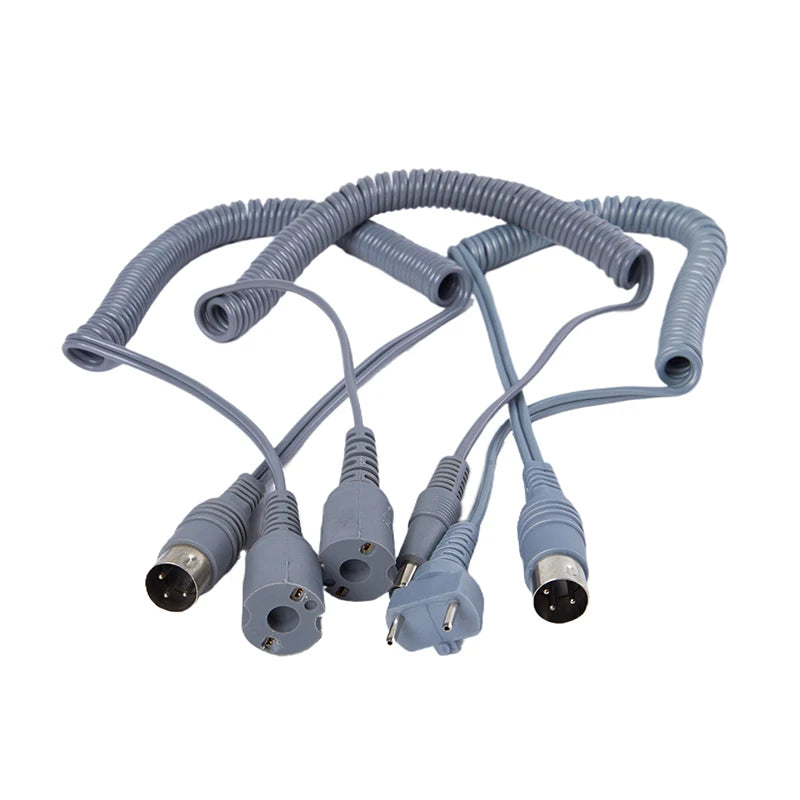 Strong Machine Accessories Nail Drill Handpiece Cord Power Cable For Electric Manicure Drill Gray Handle Rope Peaceful Pleasures Health and Wellness