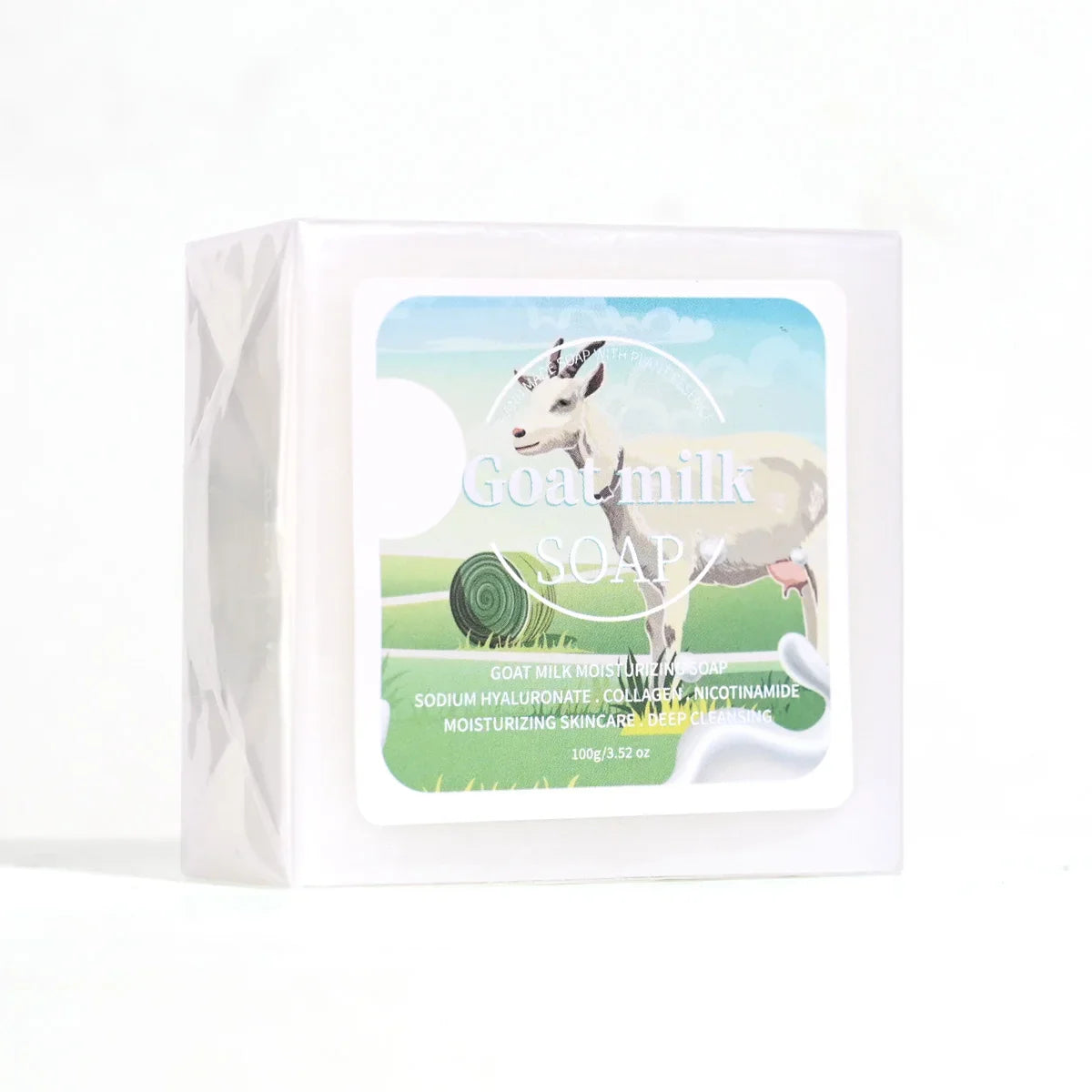 Niacinamide Goat Milk Soap with Collagen – Handmade Bar
