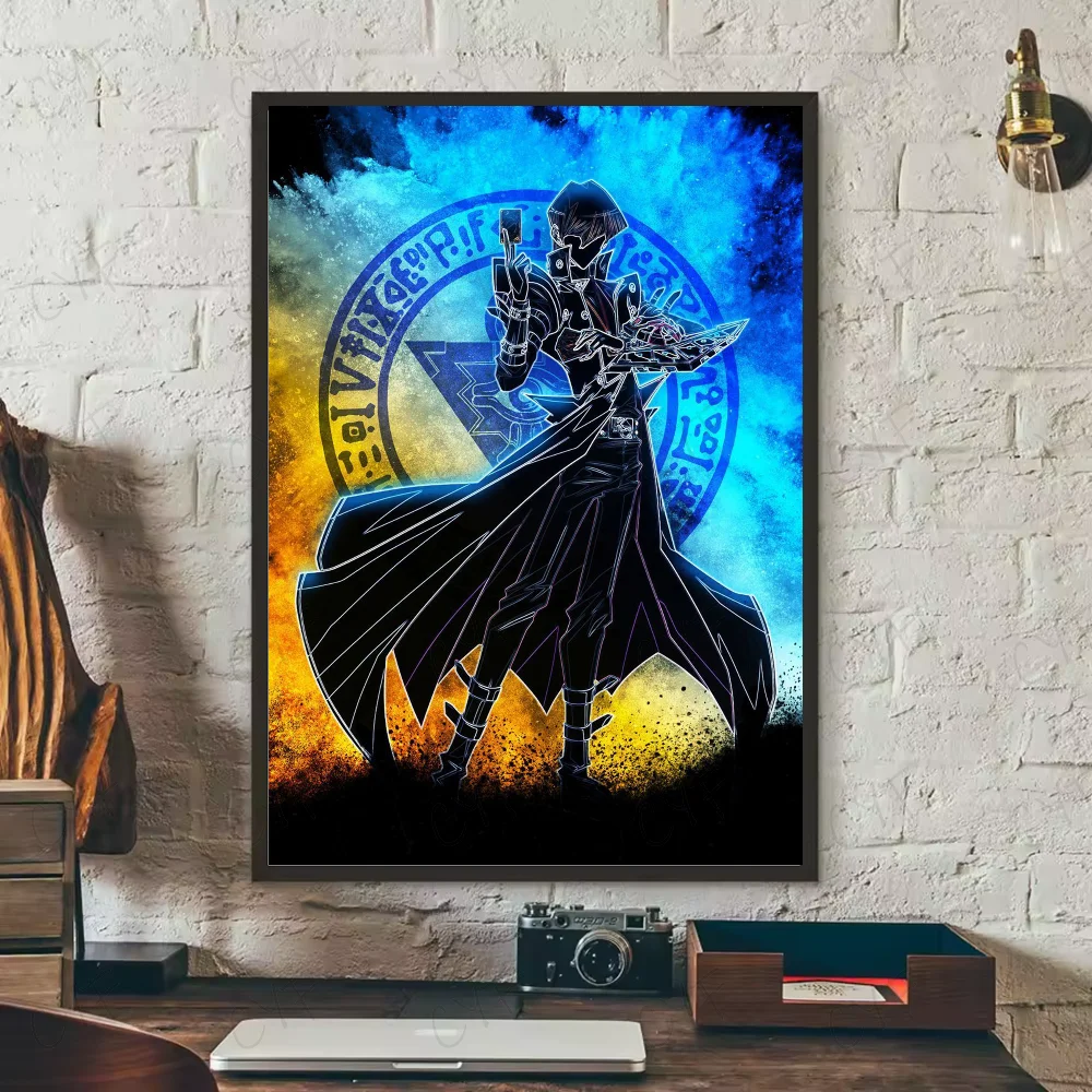 Yu-Gi-Oh! Classic Anime Poster HD Waterproof PVC Wall Art Anime Wall Poster Peaceful Pleasures Health and Wellness