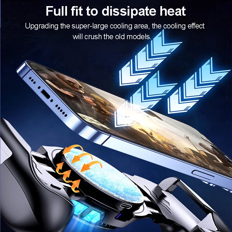 Cooling Fan For Mobile Phone Radiator Portable Cooler Gamer For Cell Phone Cooler Fan Smartphone Cooler Cell Cooling Plate Mini Peaceful Pleasures Health and Wellness