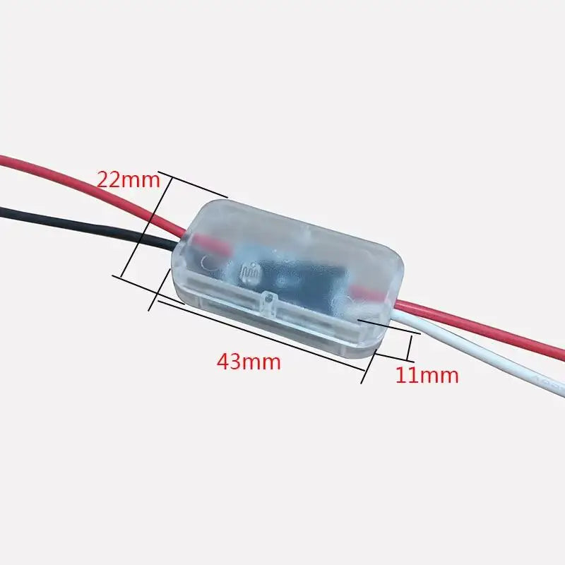 DC 3.7V–24V Photocell Light Sensor Switch – Auto On/Off
