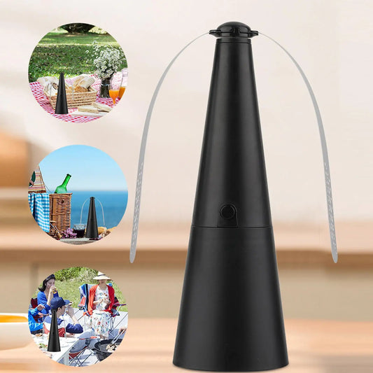 Automatic Mosquito Repellent Fan Fly Swatter Fan Portable Rechargeable Table Fly Fans Outdoor Kitchen Fly Repellent Fan Peaceful Pleasures Health and Wellness Default Title