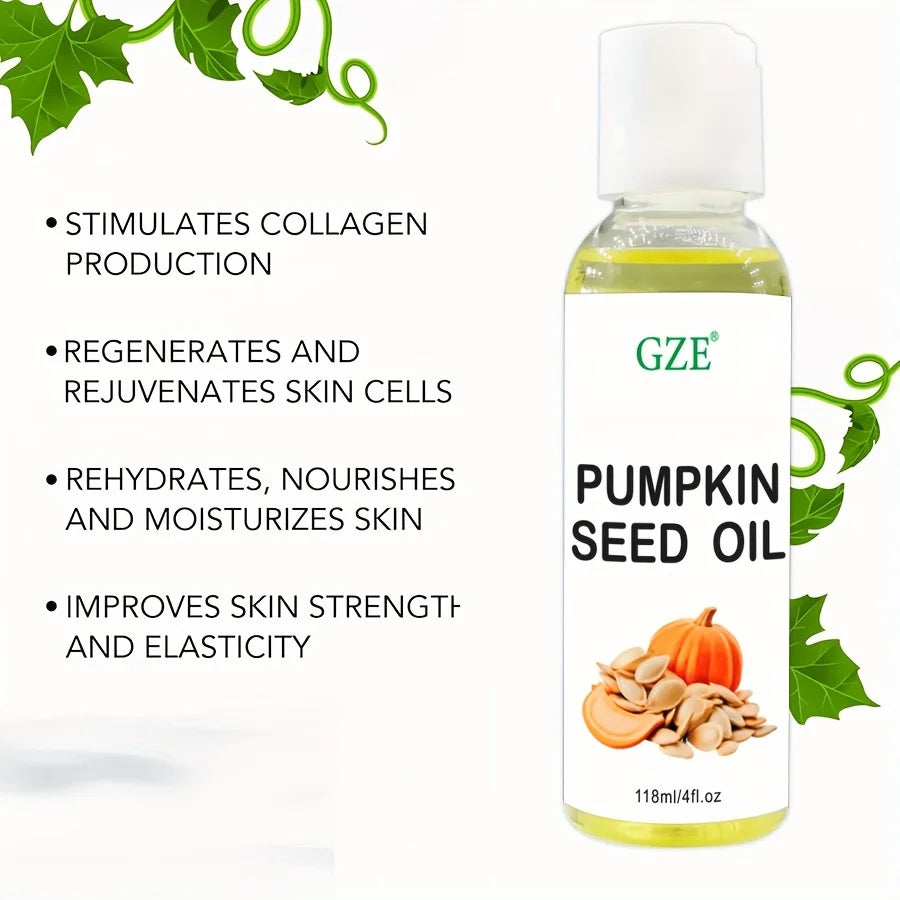 GZE Organic Pumpkin Seed Carrier Oil Cold Pressed 118ml