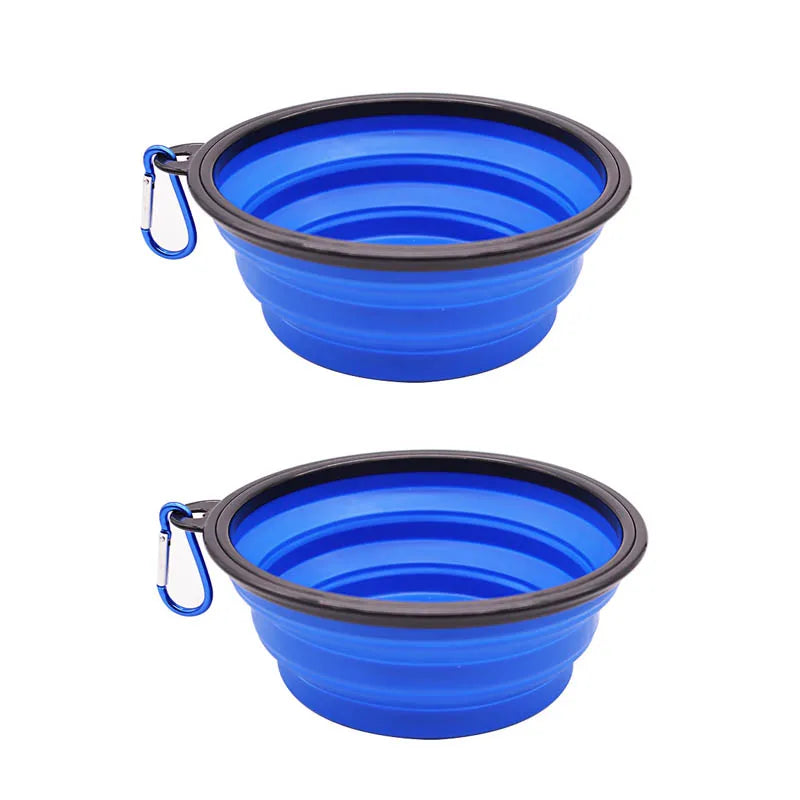 Portable Collapsible Dog Bowl | Foldable TPE Travel Pet Bowl