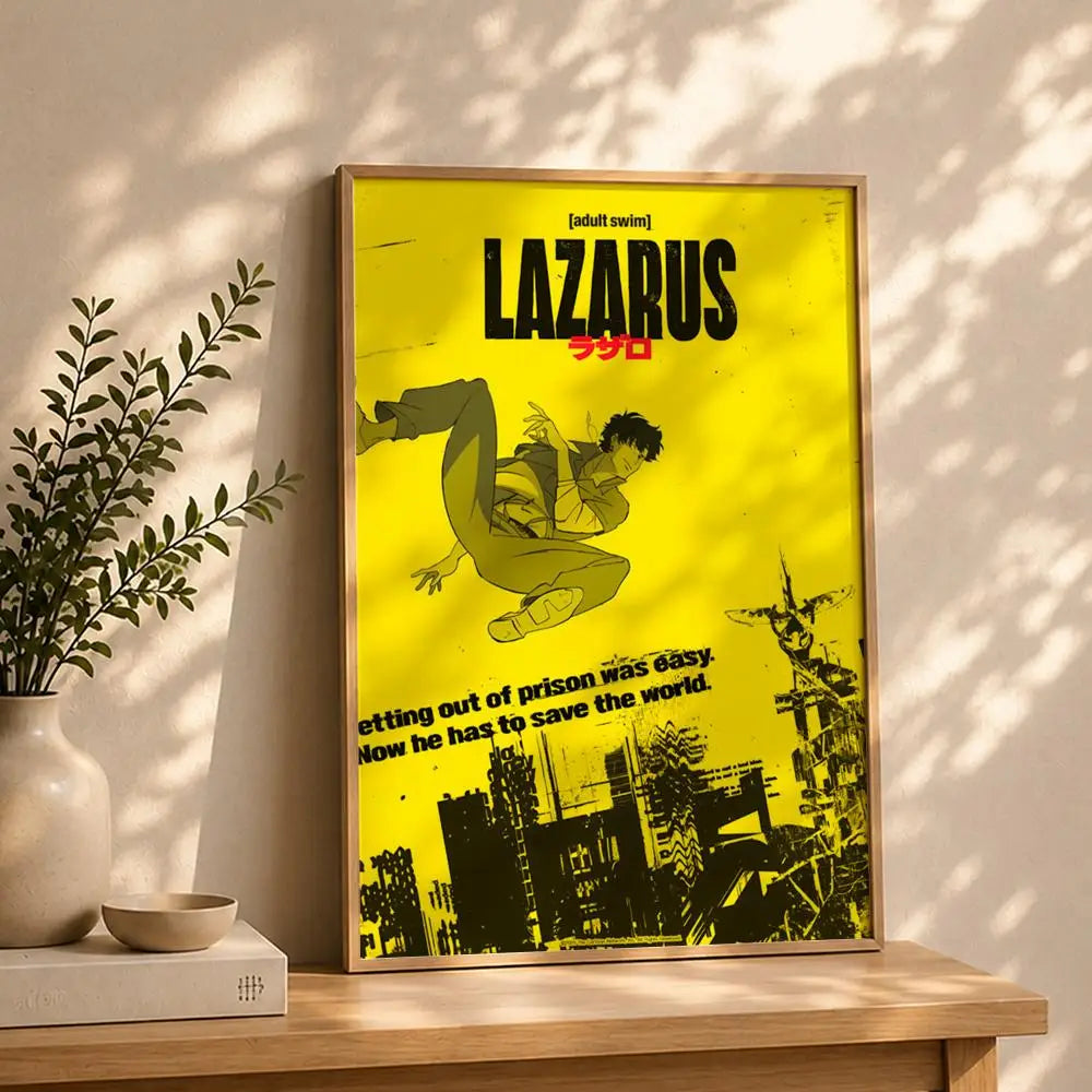 Game Lazarus HD Waterproof Self-Adhesive Wall Art Poster Gaming Wall Poster Peaceful Pleasures Health and Wellness White9 50X70cmNoframe