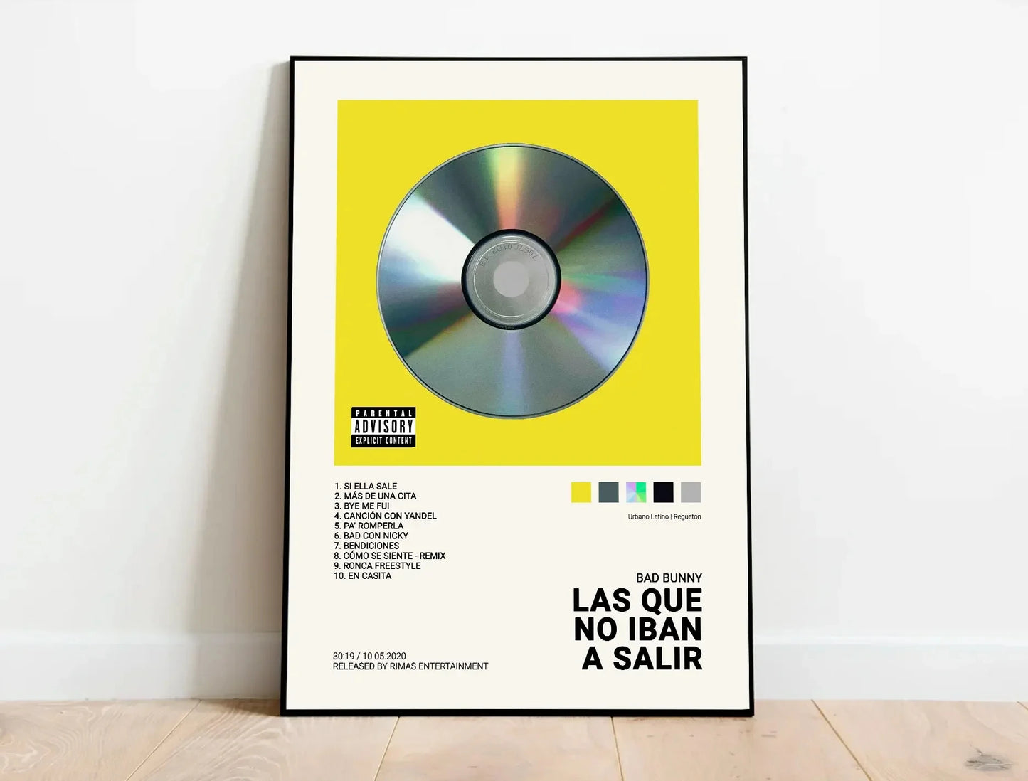 Nordic Pop Rapper Quevedo Poster Aesthetics Mora Feid Eladio Carrion Rauw AlejanDro Music Album Canvas Print Wall Art Home Decor Peaceful Pleasures Health and Wellness