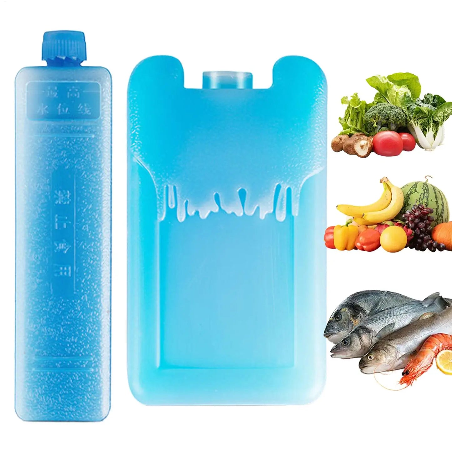Reusable Ice Packs 2-Pack | Long-Lasting Freezer Blocks