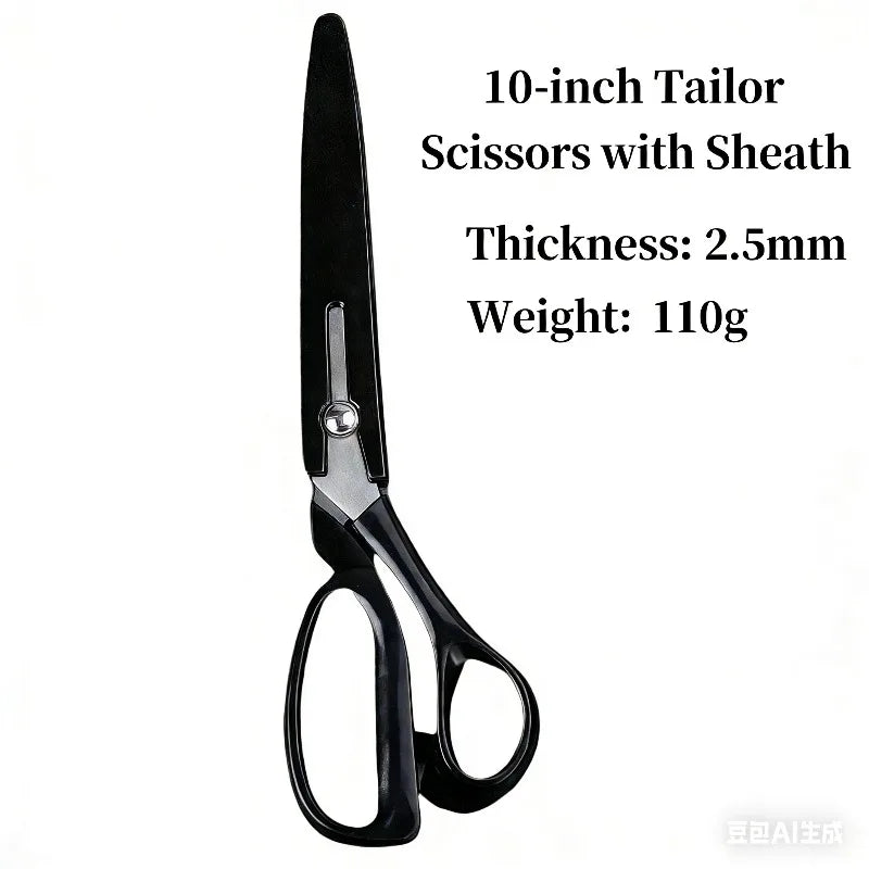 10" Stainless Steel Tailor's Scissors – Pro Fabric Shears | SLADE Peaceful Pleasures Health and Wellness