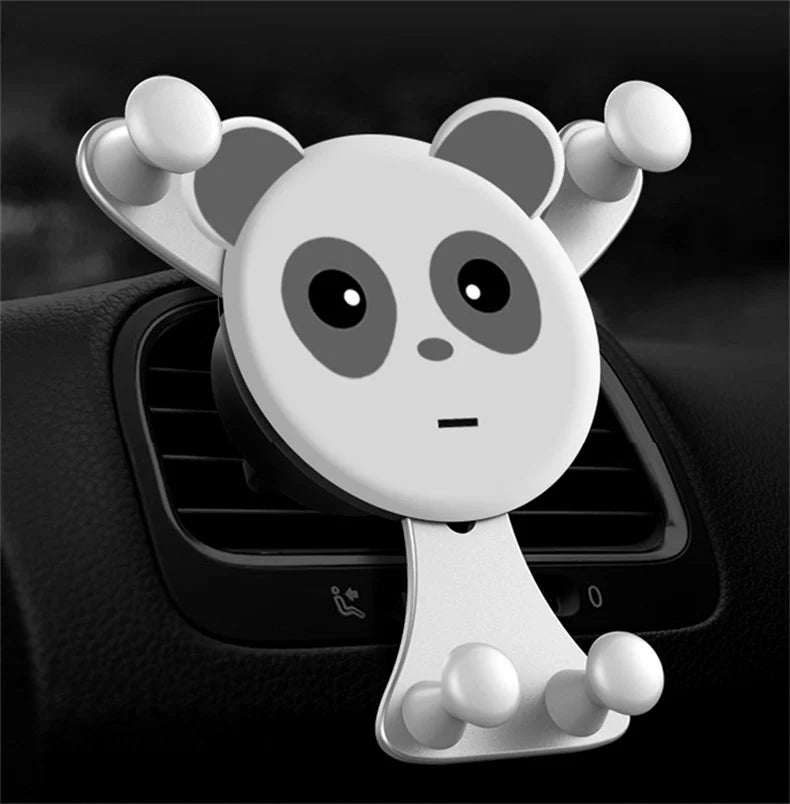 Gravity Car Phone Holder Air Vent Clip | iPhone & Samsung