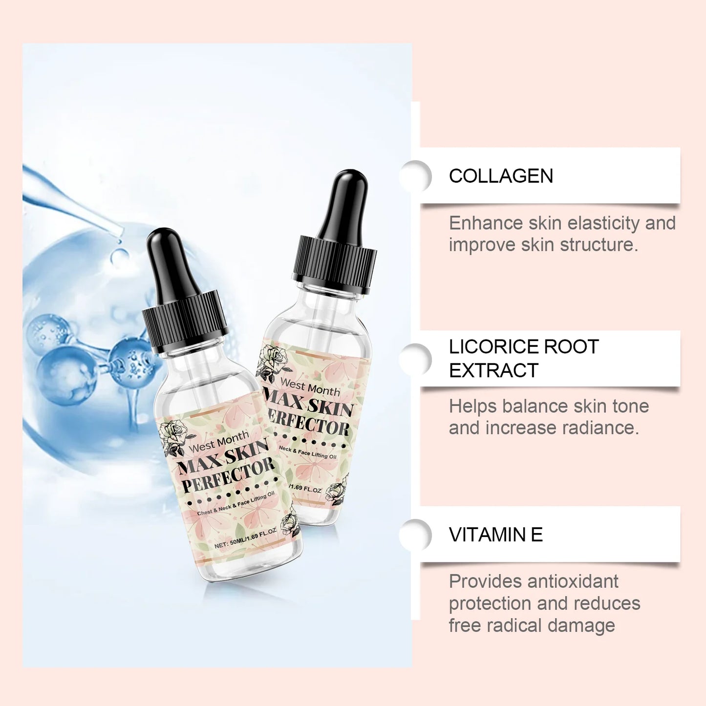 Face Neck & Chest Lifting Oil – Firm, Nourish & Moisturize