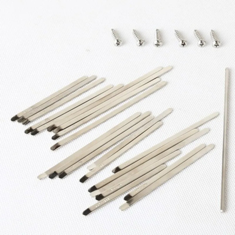 21-tone Thumb Piano Shrapnel Kalimba Keys DIY Accessories