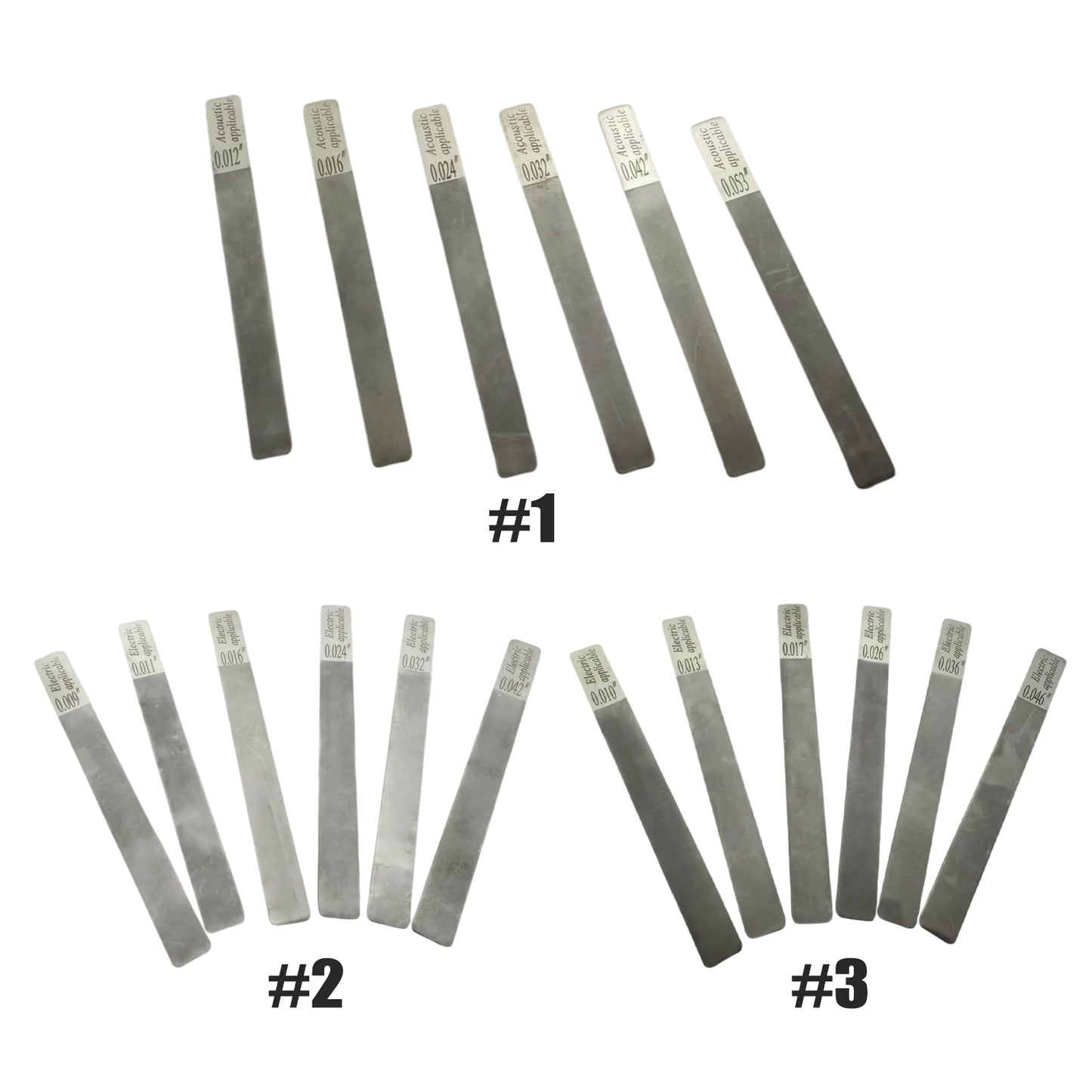 6pcs Guitar Nut Fret File Multifunctional Fret Crowning Files Slot Luthier Repair Tool for Electric Acoustic Guitars & Bass Care Peaceful Pleasures Health and Wellness