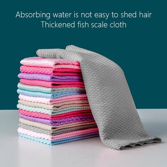 Absorbent Glass & Mirror Cleaning Cloth 25x25cm | Polyester Towel Cleaning Cloth Oasis Select