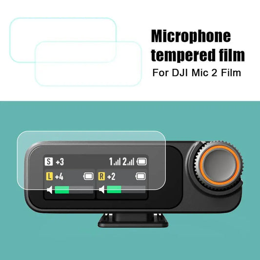 Tempered Glass Screen Protector for DJI Mic 2 | HD Clear Screen Protector Oasis Select