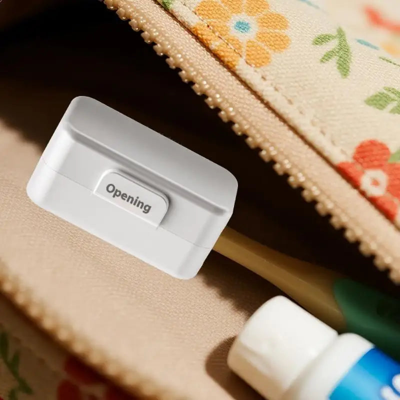Versatile Toothbrush Travel Box with Impervious Plastic Shield for Toothbrush Head - Suitable for Home And Travel Use Peaceful Pleasures Health and Wellness