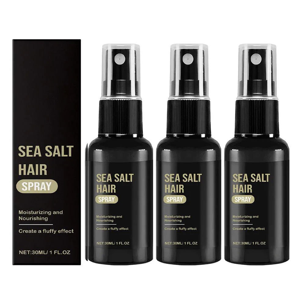 Sea Salt Texturizing Hair Spray – Beach Waves & Volume Peaceful Pleasures Health and Wellness 30ml X3