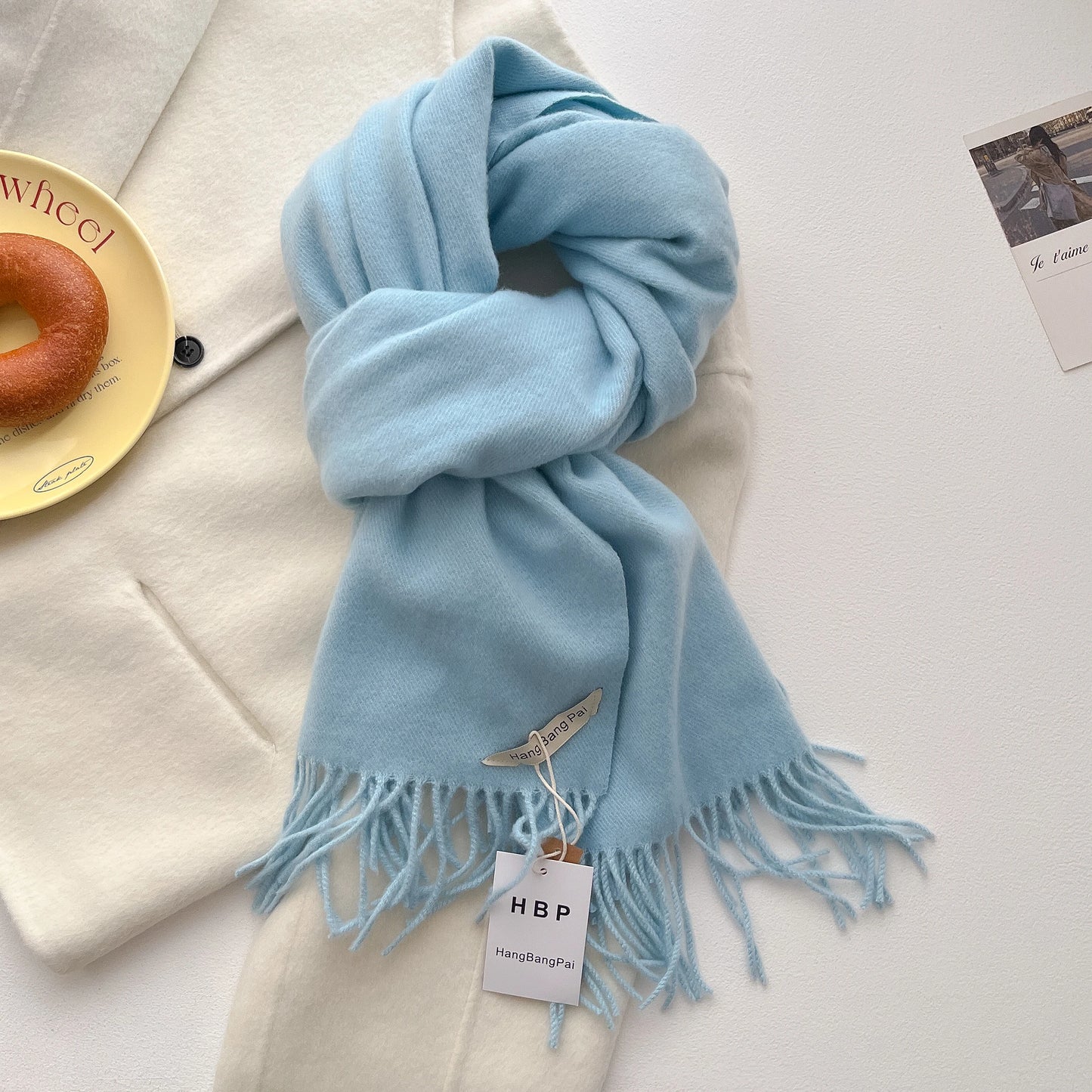 Women's Long Knit Winter Scarf – Shawl Wrap & Pashmina