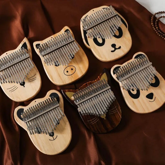 10 Note 17 Thumb Piano Cartoon Kalimba Peach Blossom Core Peaceful Pleasures Health and Wellness