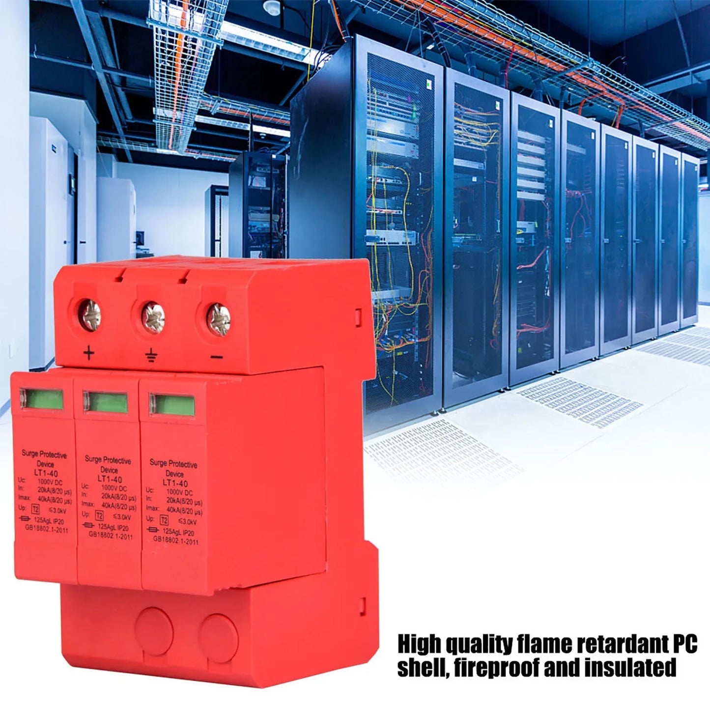 3P 3 0KV Power Protector Arrester Device Lightning