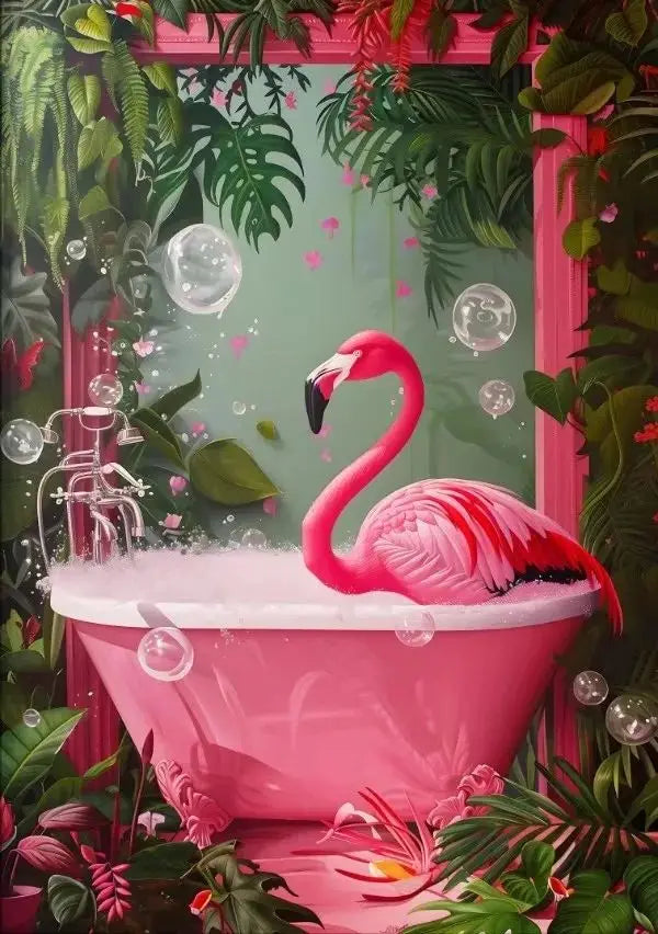 Funny Toilet Animals Canvas Wall Art | Bathroom Decor Poster