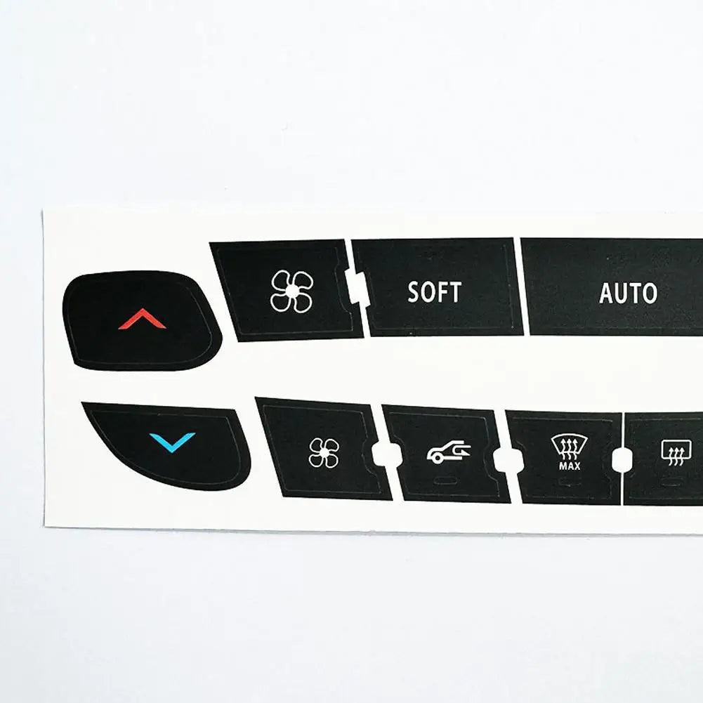 Car Air Condition A/C Climate Control Switch Button Repair Decals Stickers For Renault Megane/ Master/ Scen Peaceful Pleasures Health and Wellness