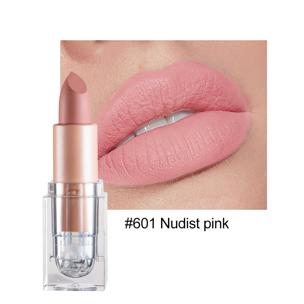 HANDAIYAN Matte Nude Lipstick | Velvet Waterproof Long Lasting