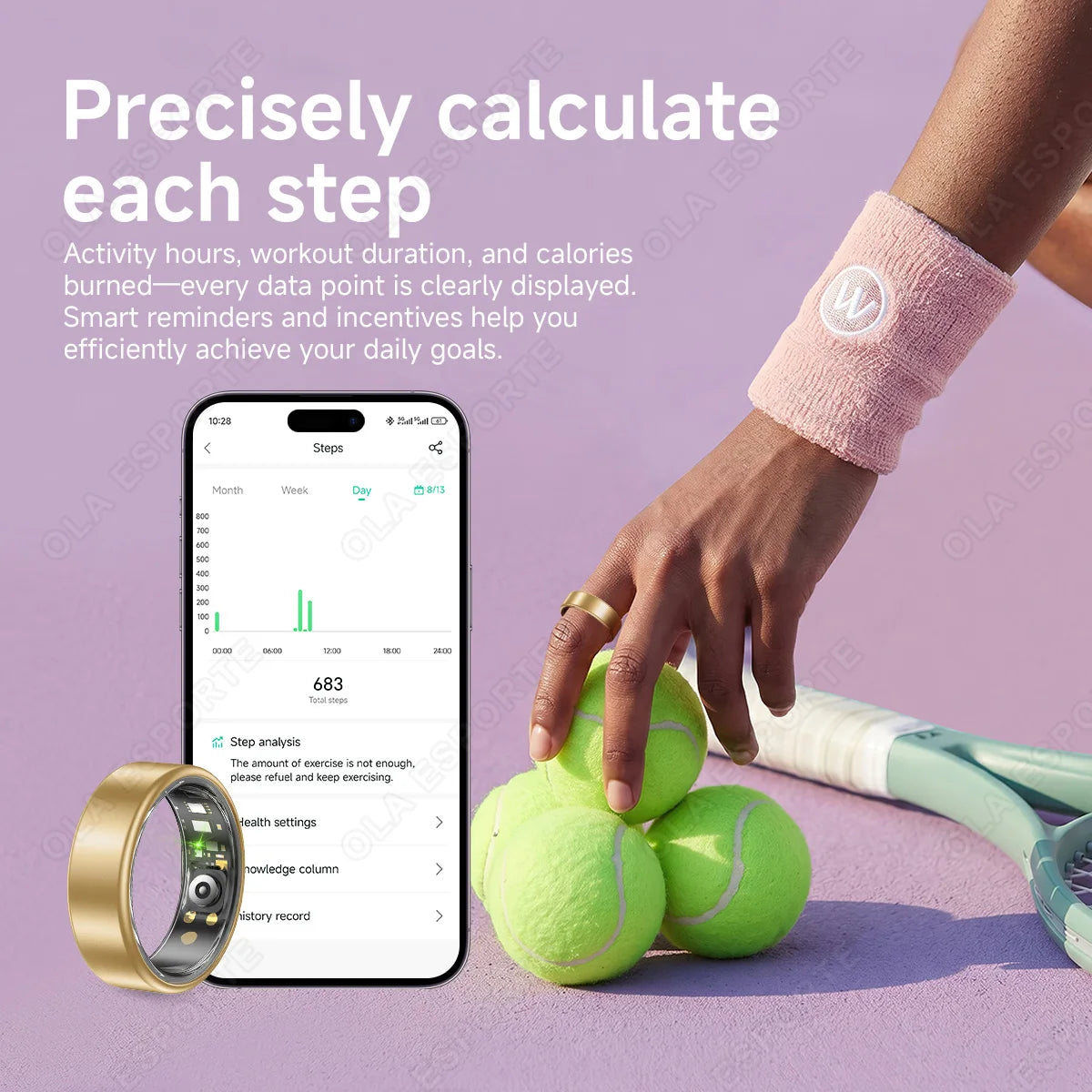 Smart Ring | Heart Rate, Sleep & SpO₂ Tracker + Charging Case