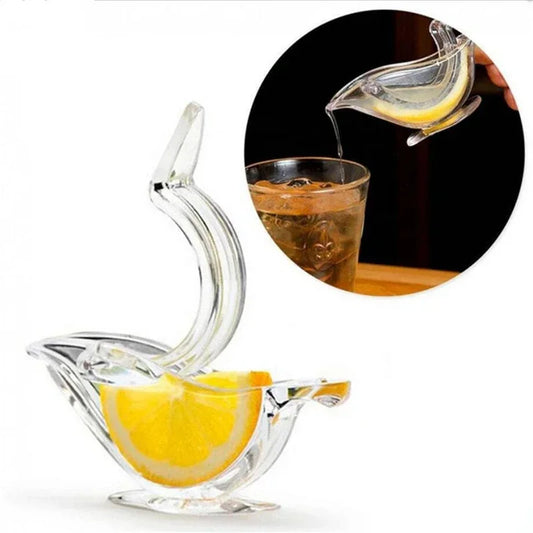 Lemon Squeezer Bird Plastic Orange Slices Press Juicer Clip Manual Peaceful Pleasures Health and Wellness