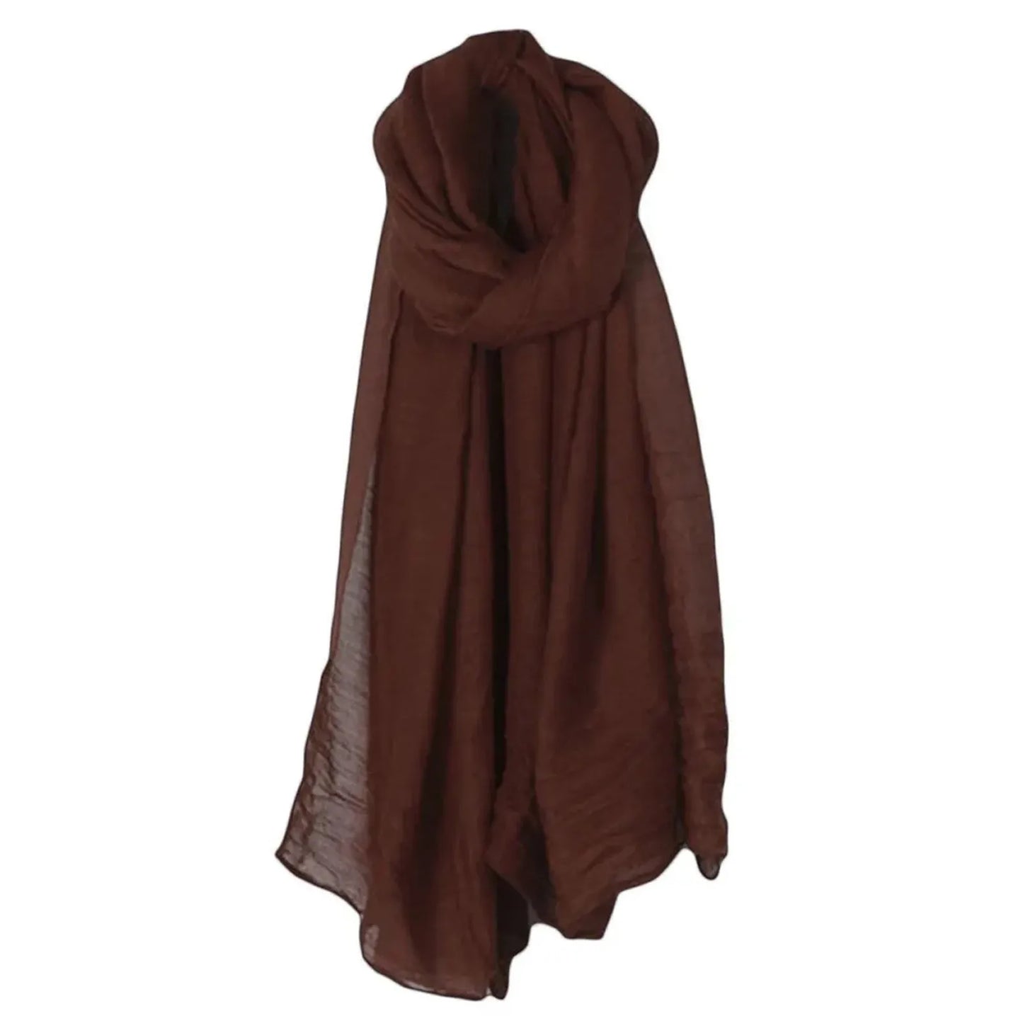 Women's Cotton Linen Scarf Shawl Wrap – 16 Colors | Hijab