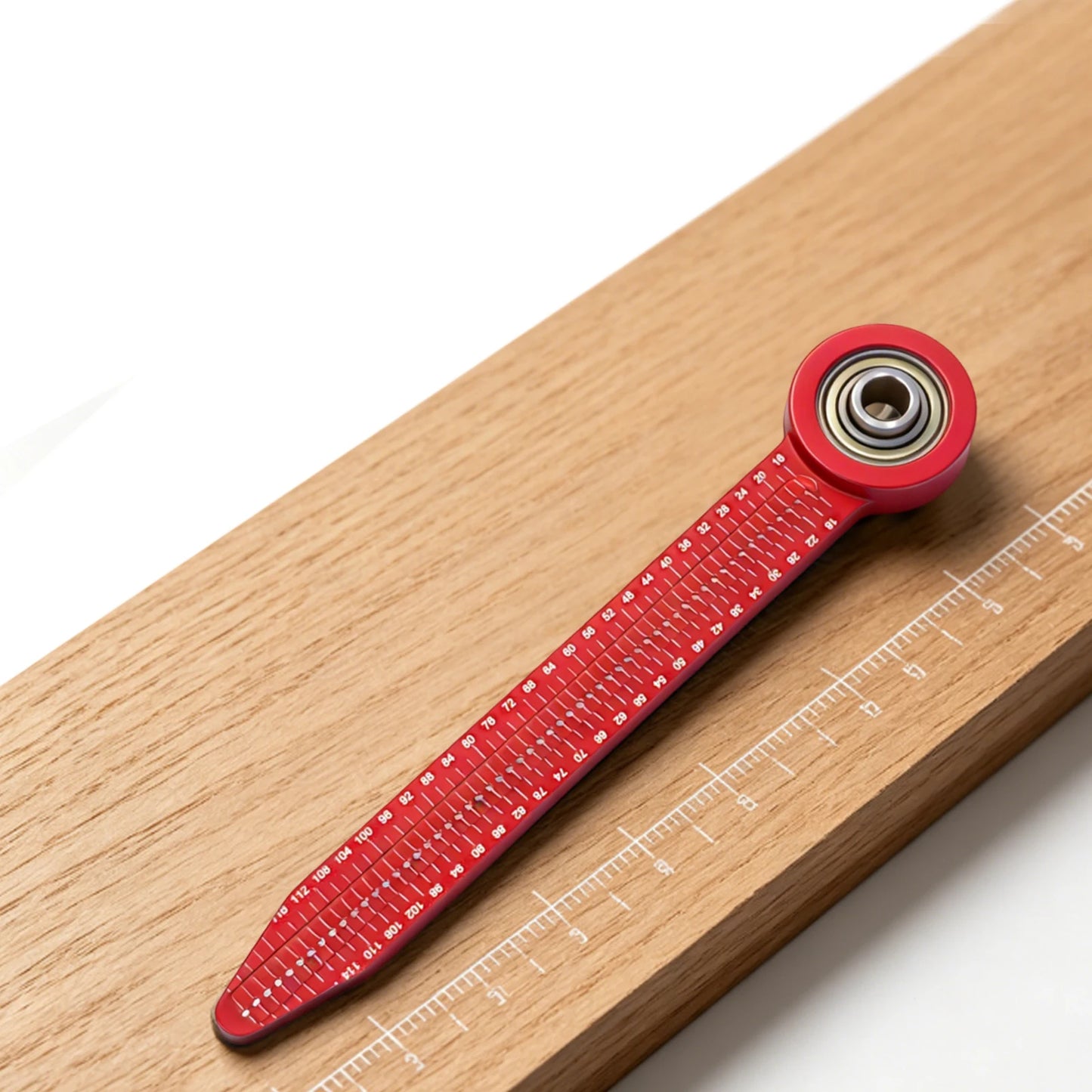 Portable Woodworking Hole Ruler Multi-Purpose 360 Degree Rotating Circular Drawing Tool for Engineering Carpentry Design Peaceful Pleasures Health and Wellness