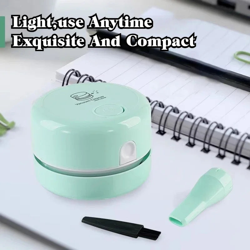 Portable Silent Mini Desktop Vacuum Cleaner for Keyboard Dust, Ideal Exquisite Gift for Home, Office, and Study Use Peaceful Pleasures Health and Wellness