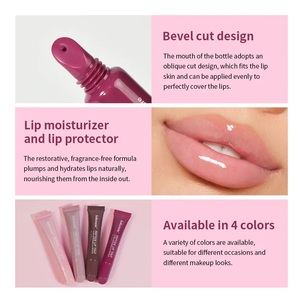 Lip Hydrating Lip Gloss Glitter Glossy Plumping Lipgloss High Shine Glass Finish Nude Colors Shiny Jelly Liquid Lipstick Peaceful Pleasures Health and Wellness