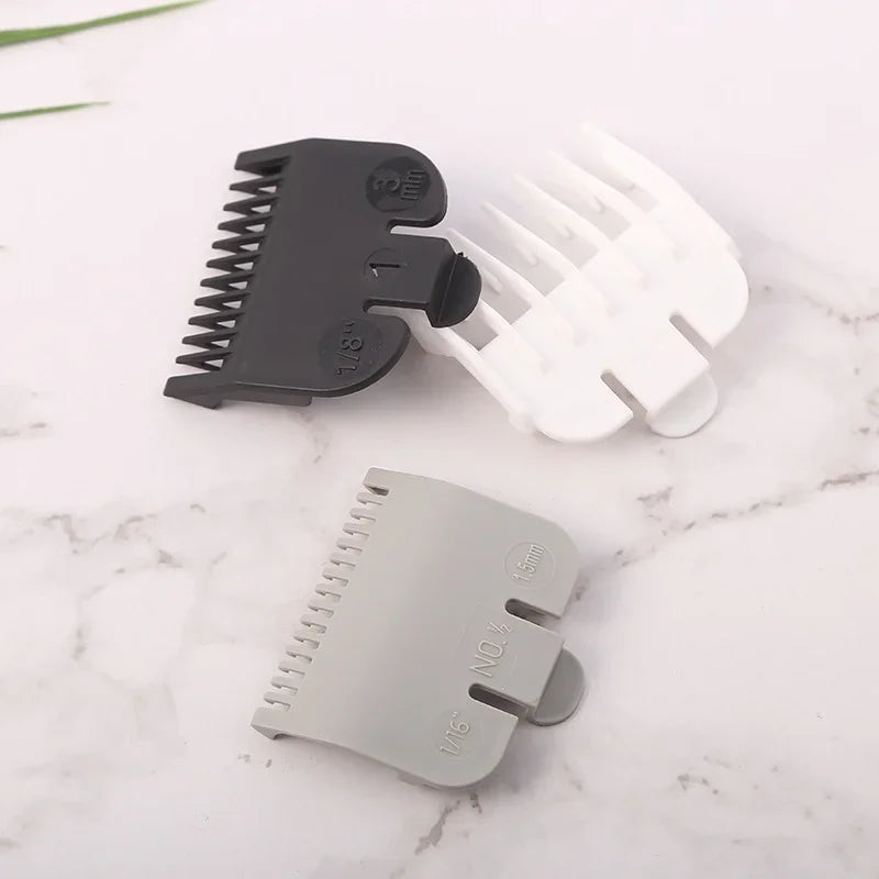 3Pcs Hair Clipper Guards Guide Combs Trimmer Cutting Guides Styling Tools Attachment Compatible 1.5mm 3mm 4.5mm Peaceful Pleasures Health and Wellness