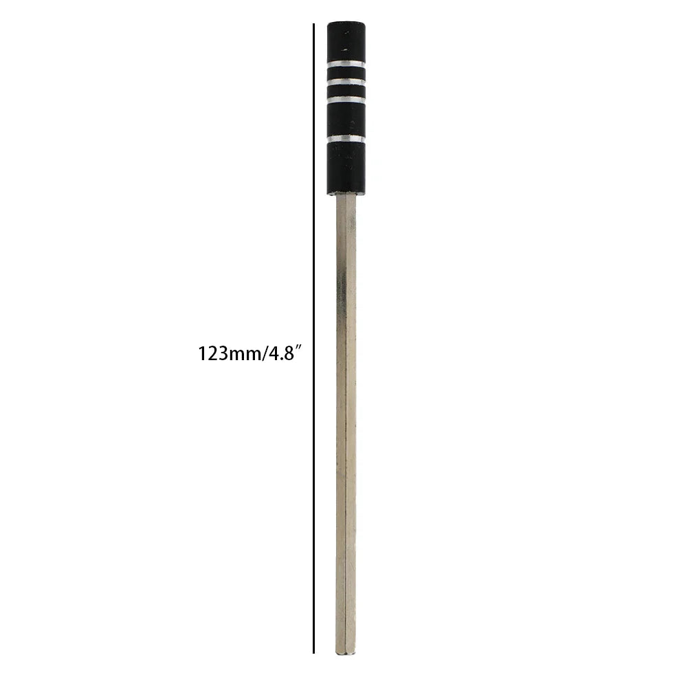 Magnetic Hex Bit Extension Bar 123mm | 4mm Steel Shaft Adapter