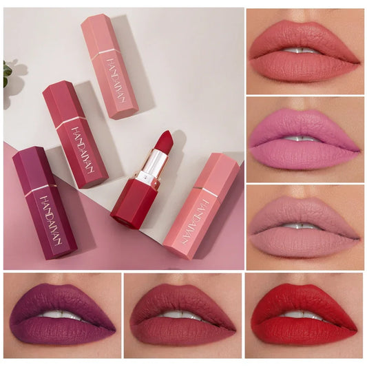Handaiyan 6-Shade Matte Velvet Lip Liner – Waterproof & Long-Last Matte Lip Liner Oasis Select