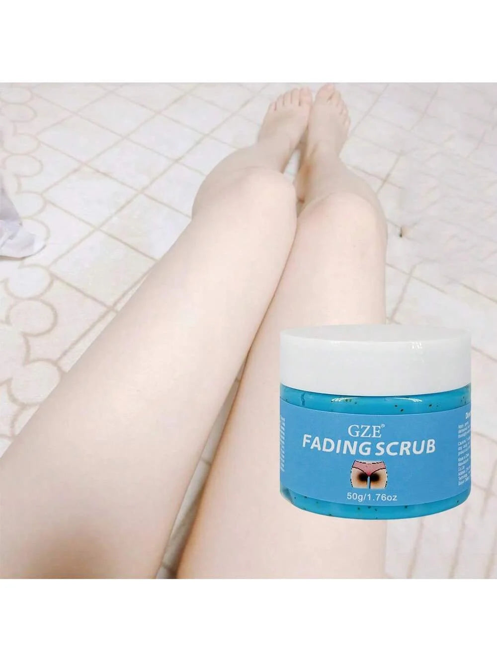 GZE Fading Scrub Cream – Intimate & Underarm Brightening 50g