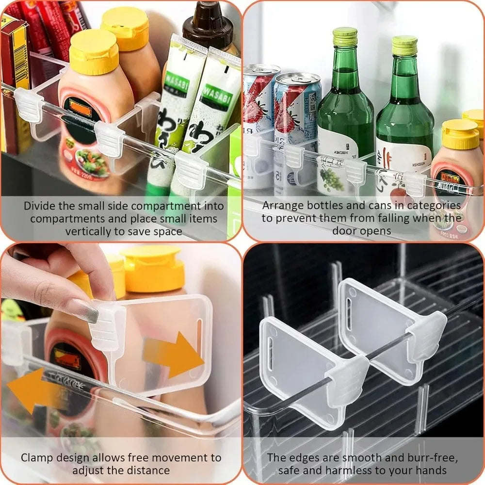 Fridge Partition Board – Bottle, Can & Shelf Organizer