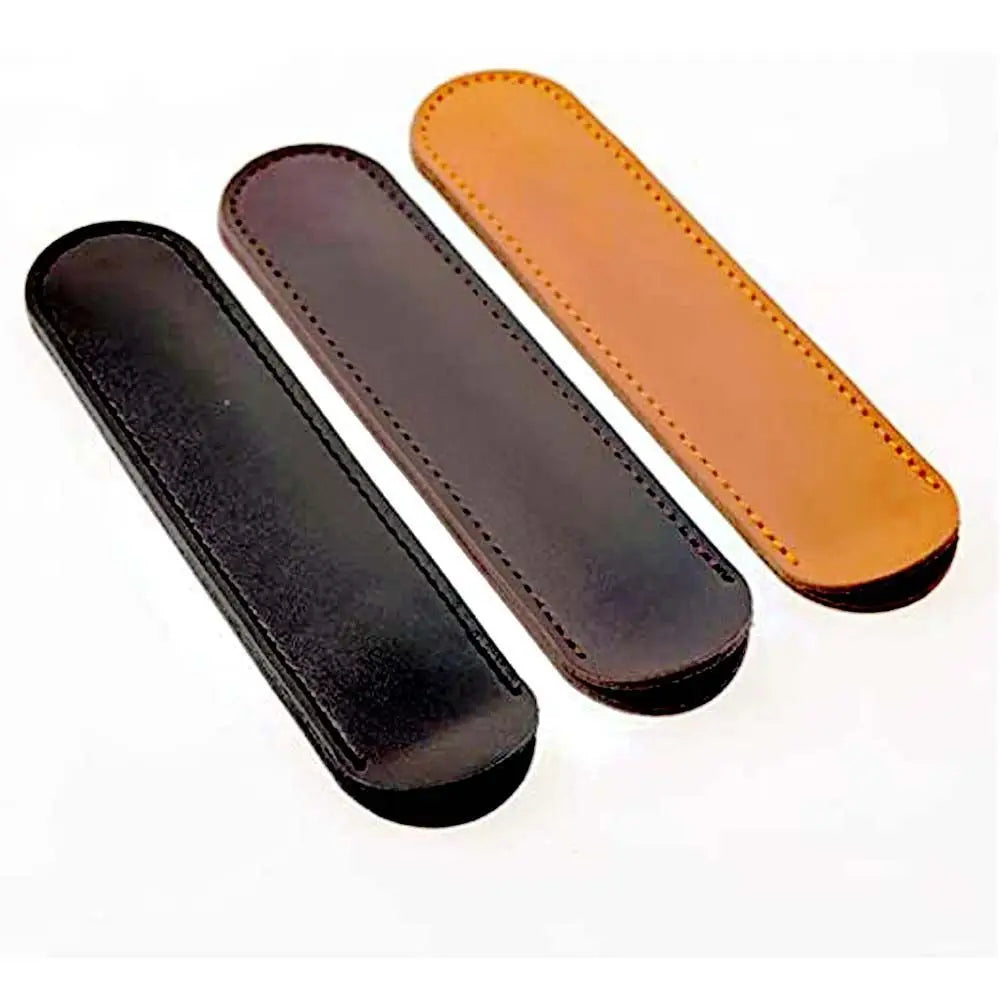 Stationery Office Pen Storage Cover School Supplies PU Leather Pen Holder Vintage Pen Bag Cowhide Pen Case Pen Protector Peaceful Pleasures Health and Wellness
