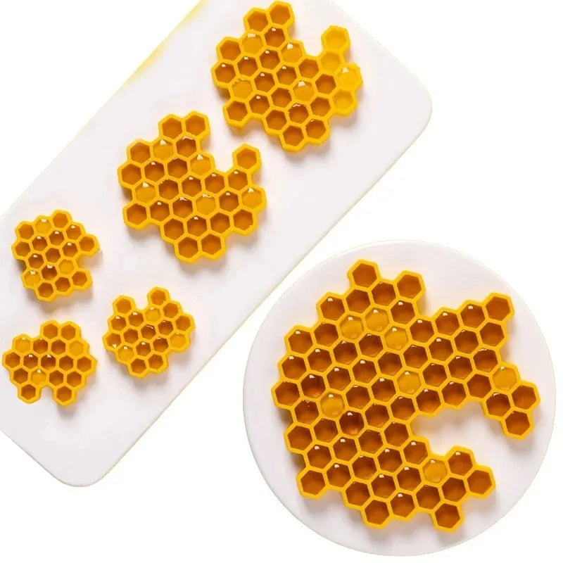 Honeycomb Mousse Cake Mold DIY Chocolate French Dessert Decoration Baking Silicone Mold Kitchen Baking Tool Peaceful Pleasures Health and Wellness