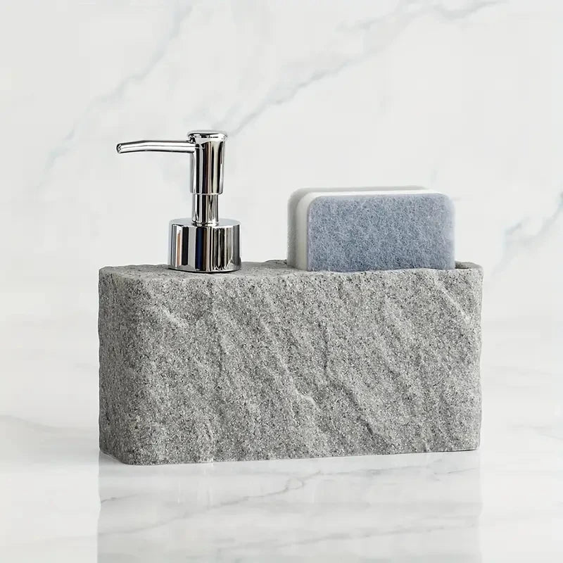 Refillable Soap Dispenser with Sponge Holder | Kitchen & Bath