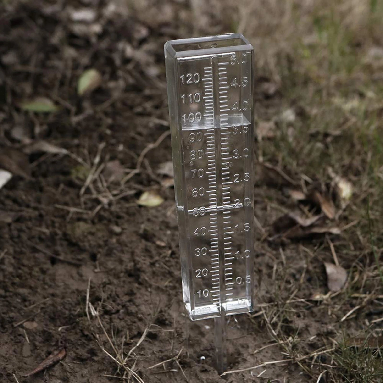 1/2/4pcs Plastic Rain Gauge Clear Rain Water Meter Measuring Device For Home Plants Park Garden Lawn Peaceful Pleasures Health and Wellness