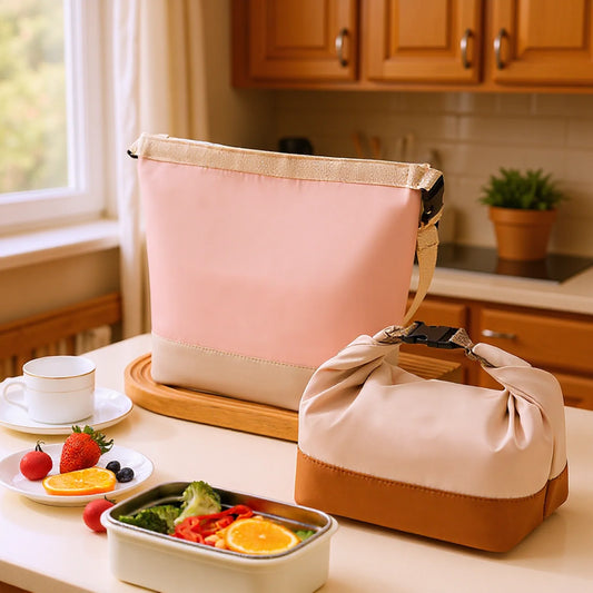 Roll Top Insulated Lunch Box Cooler Bag Leakproof Food Container for Work School Outdoor Camping picnic Leakproof Food Container Peaceful Pleasures Health and Wellness