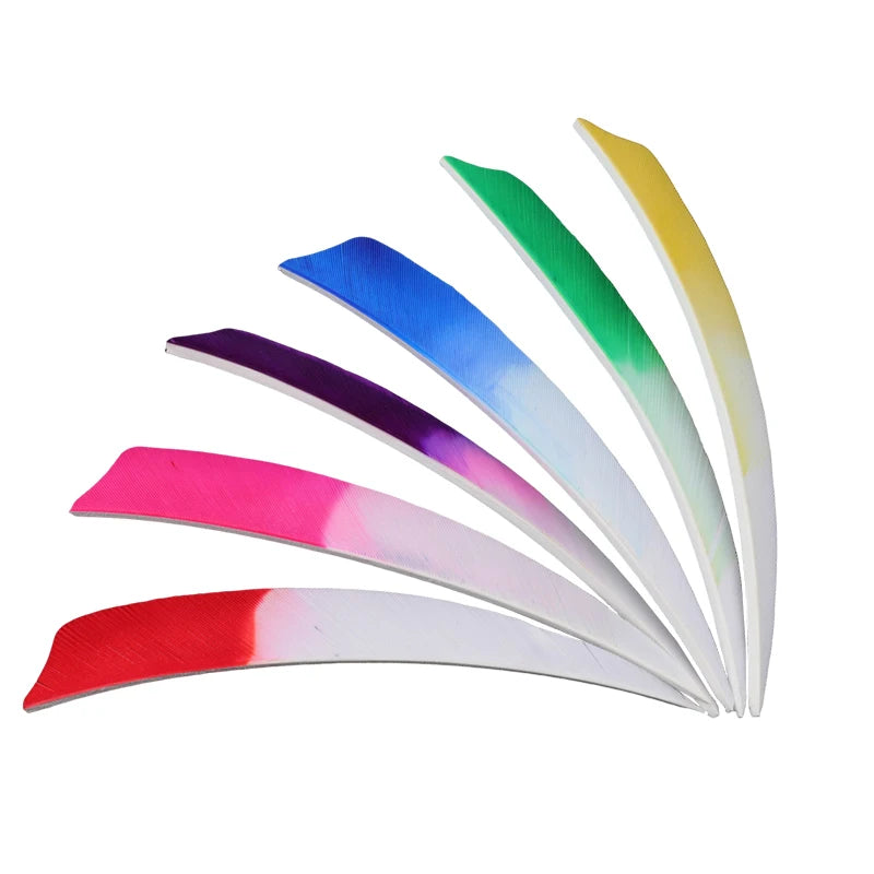Archery 3 Natural Gradient Shield Turkey Feather Right Wing Arrow