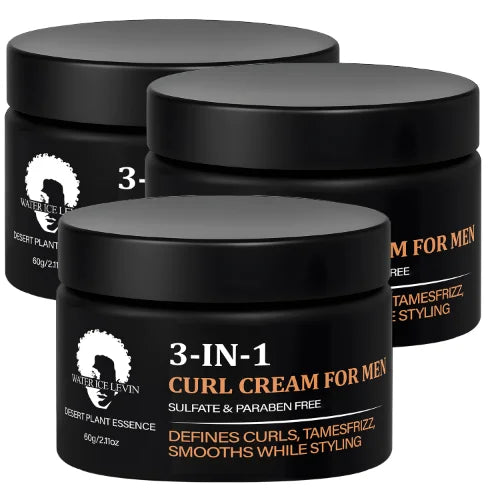 3-in-1 Curl Cream – Defines Curls, Tames Frizz, Sulfate Free