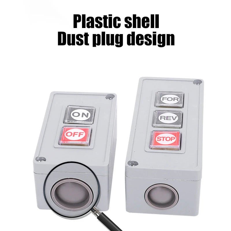 New TPB-2/3 Start Stop Button Switch Box Switch Control Motor Button Box 2-position TPB-2/3 Peaceful Pleasures Health and Wellness