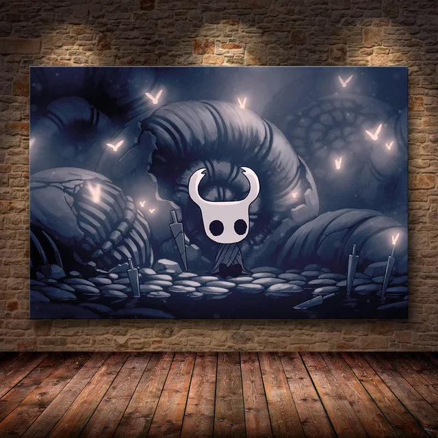 Hollow Knight Hallownest Map HD Canvas Poster | Wall Art Canvas Wall Art Poster Peaceful Pleasures Health and Wellness 34 20x30cm Unframed