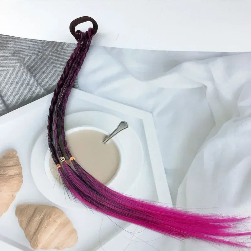 10pcs Colorful Hair Ornament, Ponytail Wigs, Headbands, Rubber Bands, Hair Accessories, Headwear Peaceful Pleasures Health and Wellness