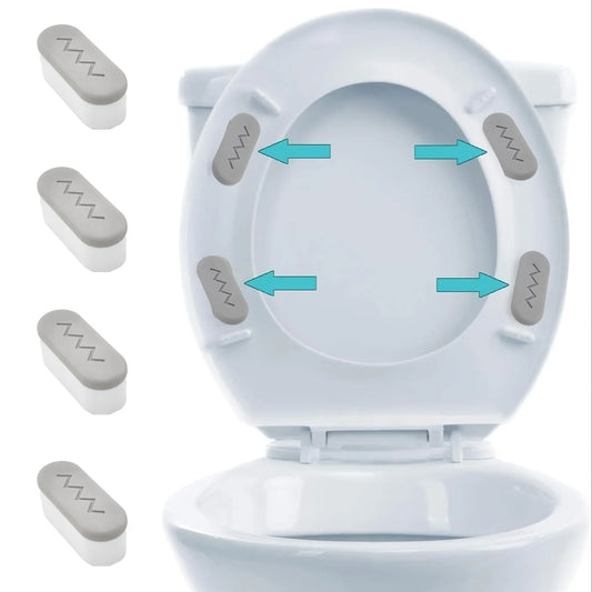 Toilet Seat Bumper Heighten Ring Reduce Gap Silicone Gasket Anti Peaceful Pleasures Health and Wellness