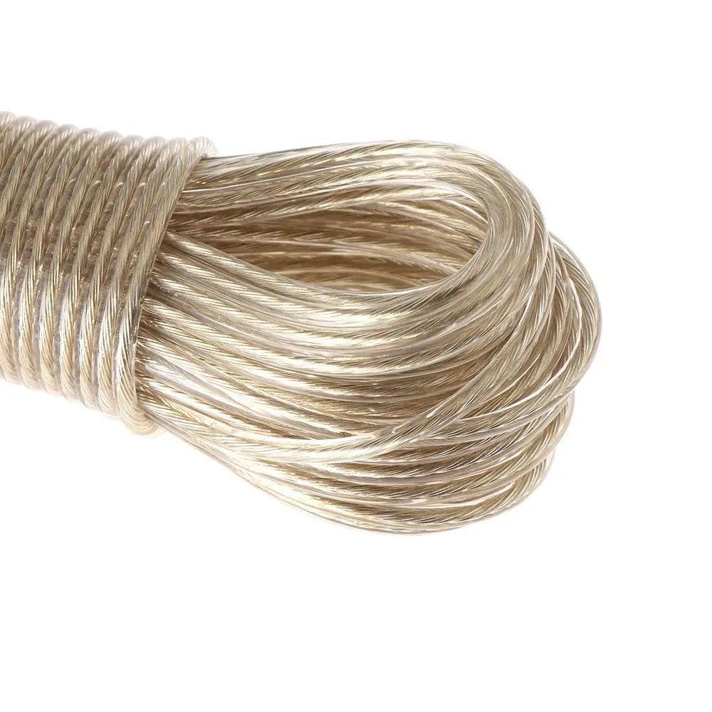 20M Steel Core Plastic Coated Clothesline Rope – Laundry Drying