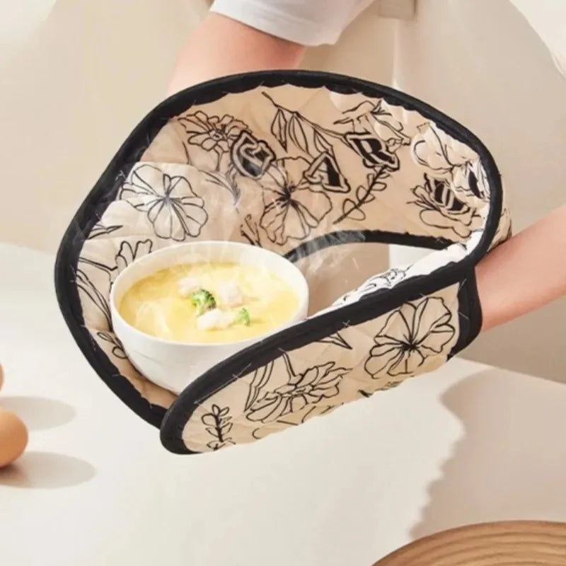 Heat Resistant Oven Mitts – Long Floral Kitchen & BBQ Gloves